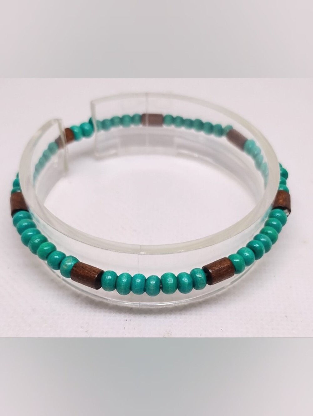 Men's Bracelet Beaded Turquoise Beads New Jewelry G31